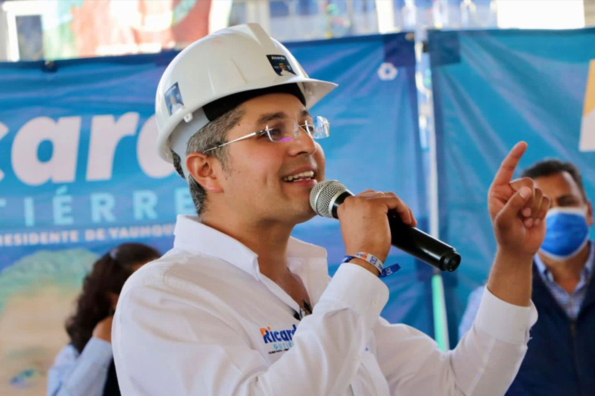Ricardo Gutiérrez se pone el casco, construirá un mejor futuro para Yauhqumehcan