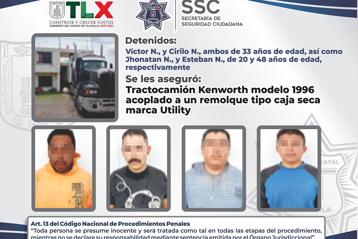 La SSC recupera en Teolocholco un tractocamión robado