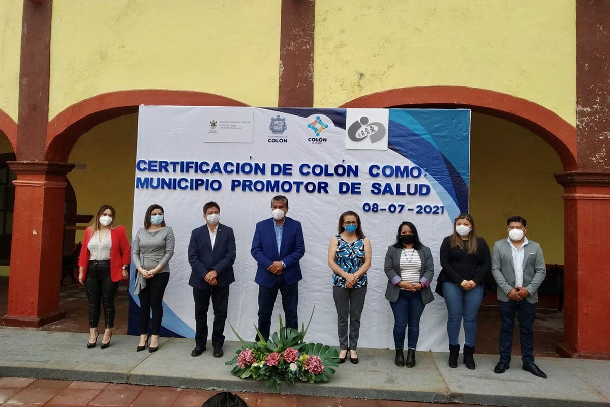 Certifican a Colón como Municipio Promotor de la Salud