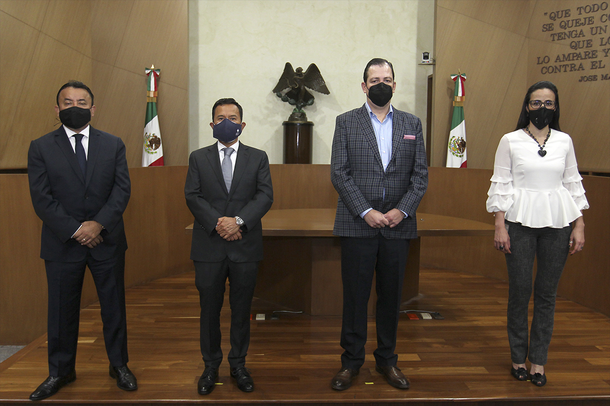 El presidente del TEPJF, José Luis Vargas Valdez, realiza visita a Sala Regional Ciudad de México
