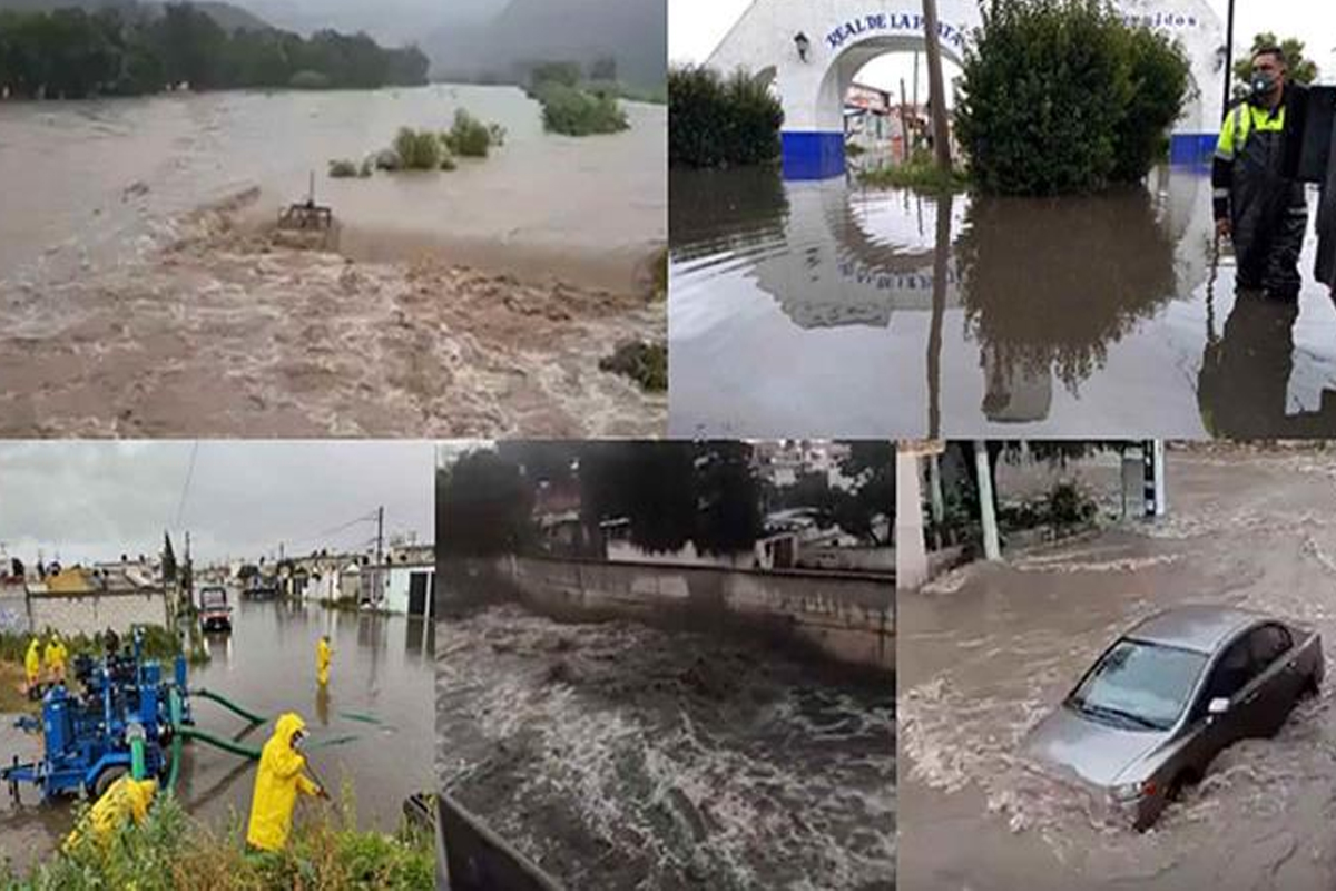 Saldo de Grace en Hidalgo: rescate de personas, viviendas dañadas e inundaciones