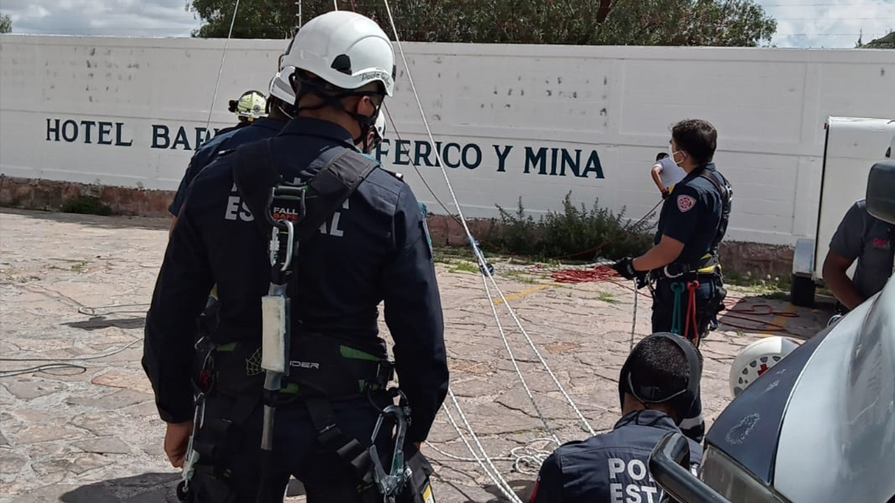 Participan policías en capacitación sobre el uso de equipo de rescate en Zacatecas