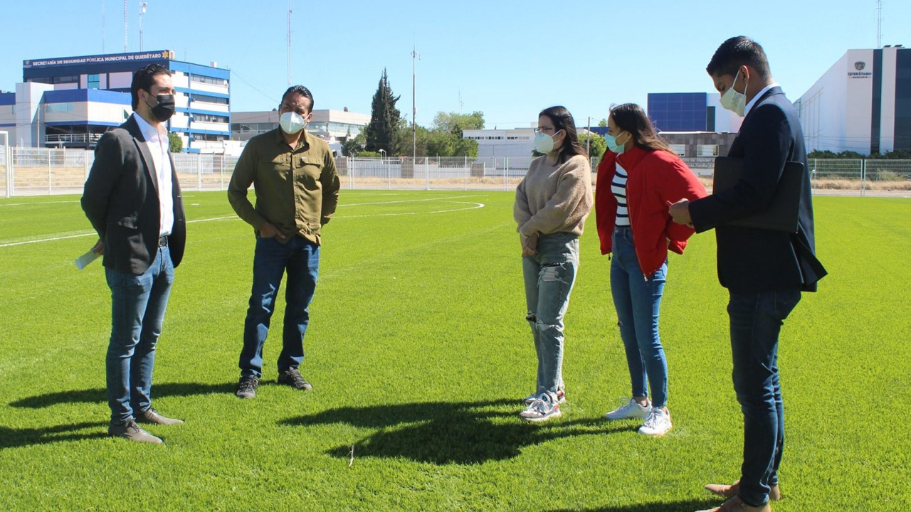 Rehabilita Sejuve espacios deportivos de seis planteles