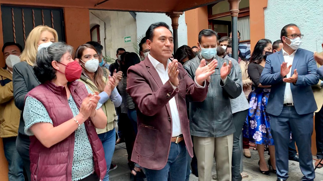 Jorge Corichi suma esfuerzos con trabajadores del Ayuntamiento de Tlaxcala