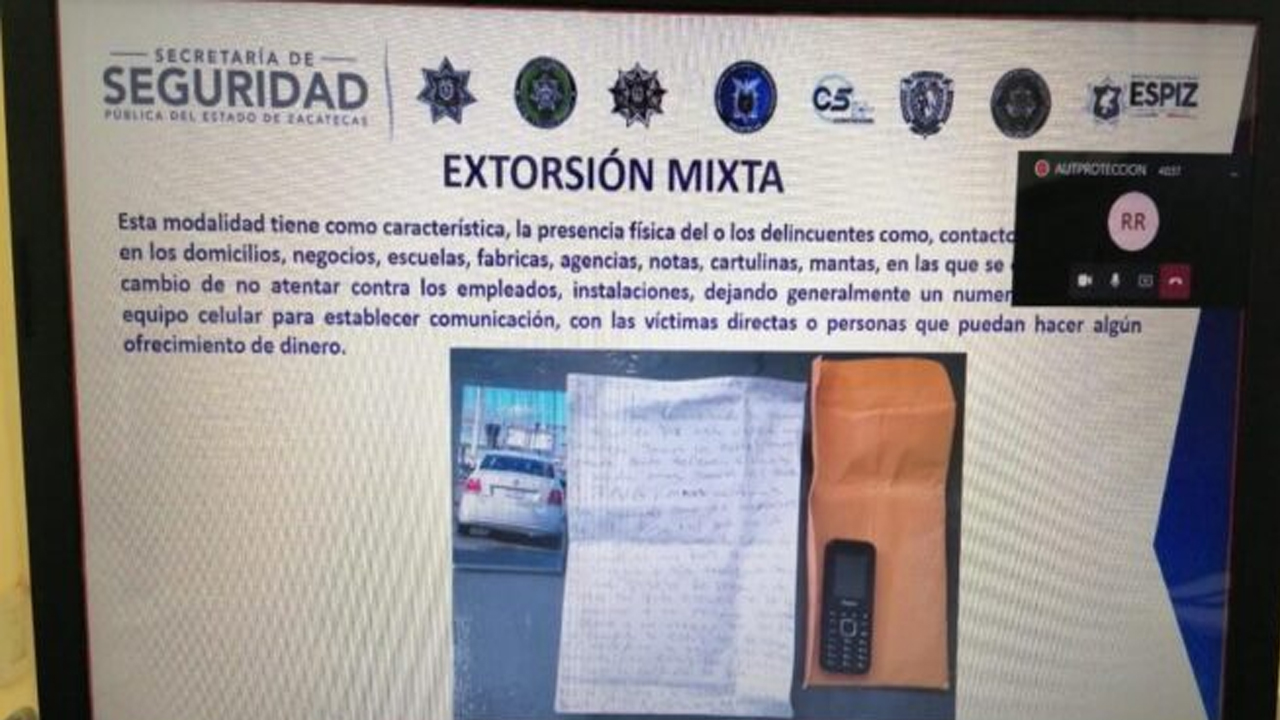 Capacita SSP en Zacatecas a personal de empresas, en prevención de secuestro y extorsión