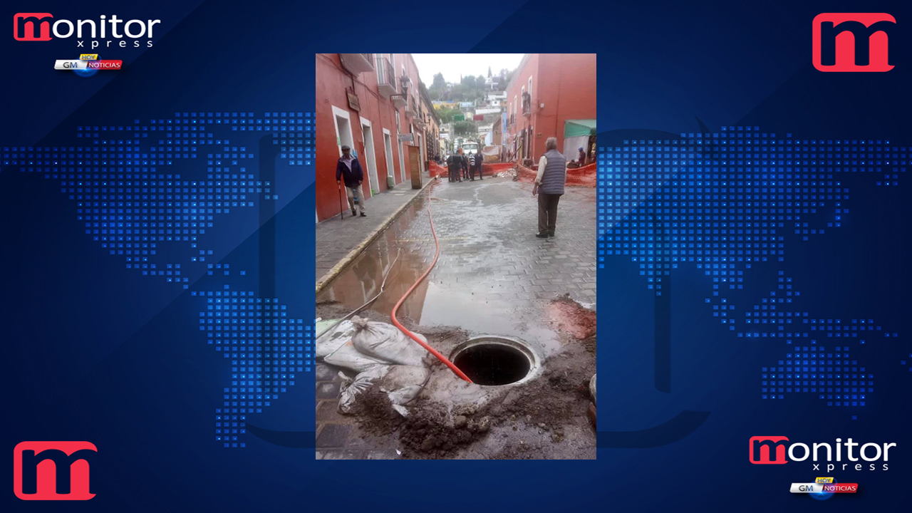 Supervisa Jorge Corichi limpieza y desazolve de drenaje pluvial y sanitario del centro de la capital tlaxcalteca