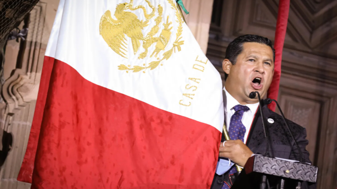 Da Gobernador de Guanajuato el Grito de Dolores