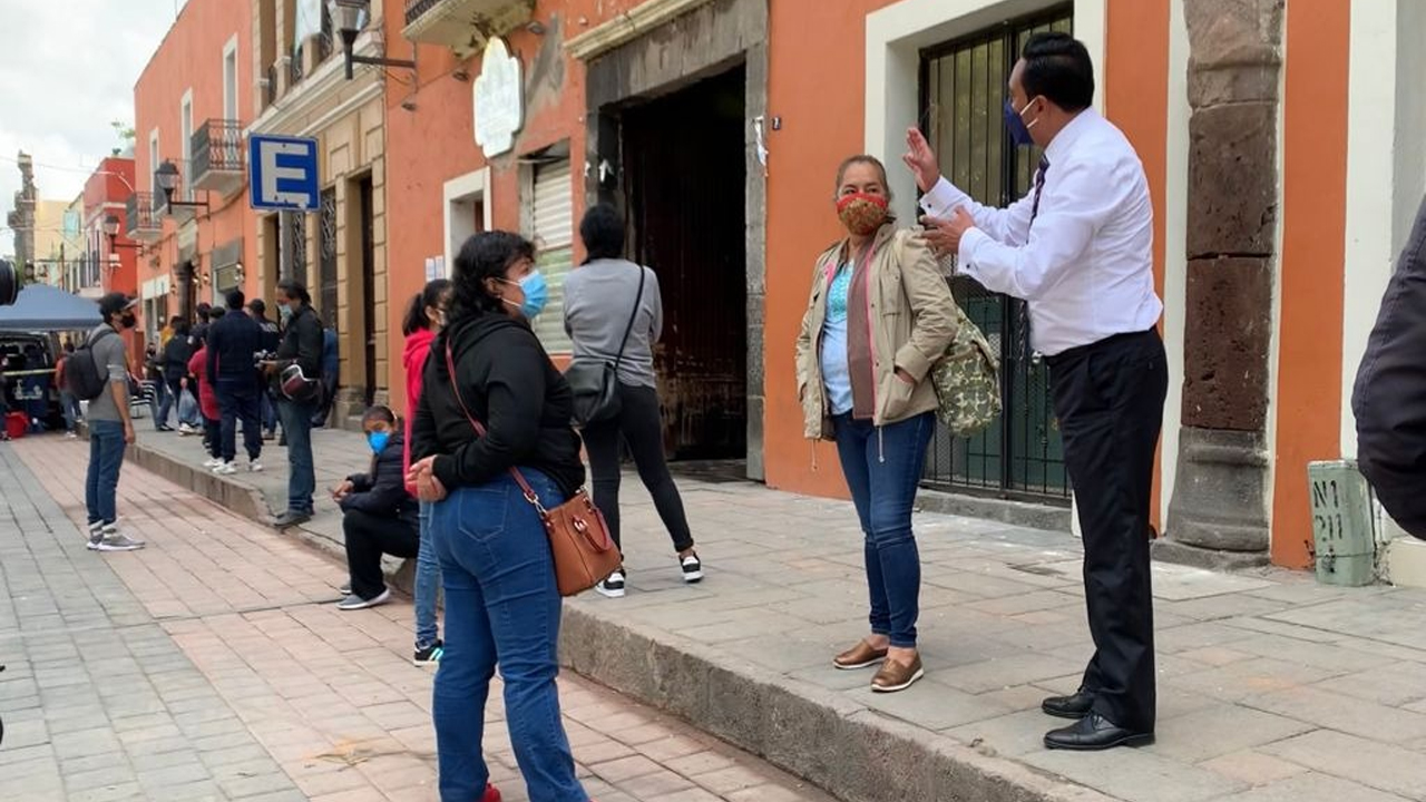 El Ayuntamiento de Tlaxcala hace más llevadera la espera de personas que se realizan pruebas de COVID19
