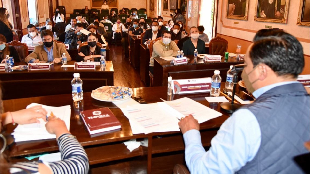 Ayuntamiento de Tlaxcala aprueba por unanimidad Ley de ingresos 2022