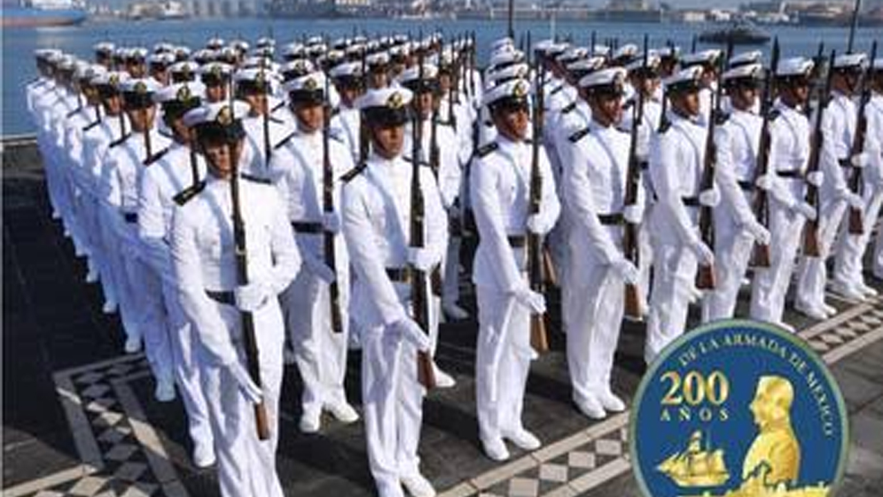Listo desfile naval militar de la Marina Armada de México por sus 200 años
