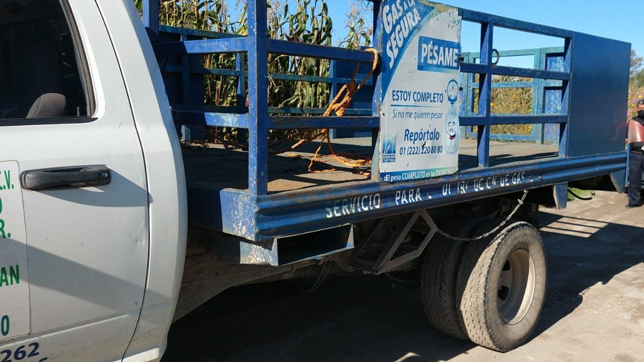 Localiza Policía de Tlaxcala a operador de camioneta repartidora de gas