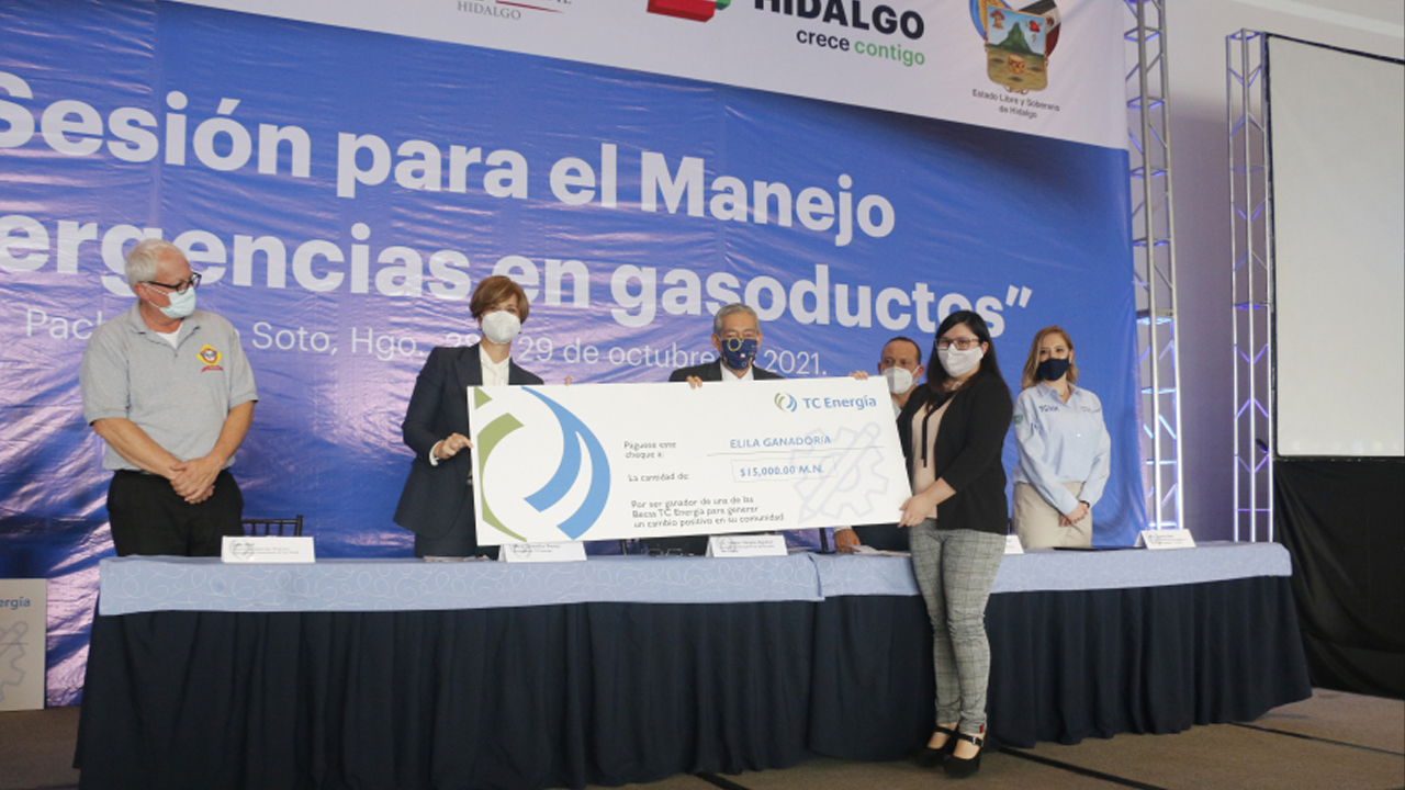 Recibe Gobierno de Hidalgo donaciones de TC Energía