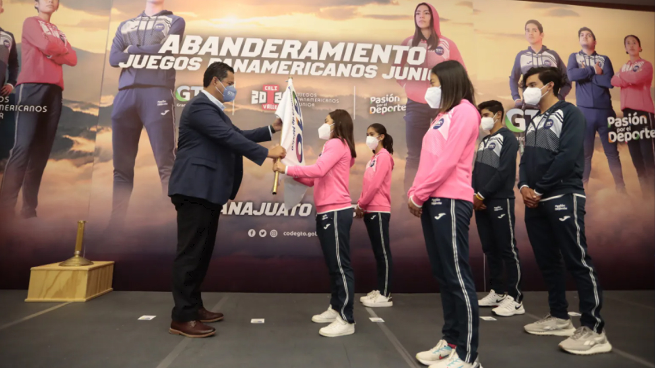 Abanderan a la Delegación de Guanajuato que participará en los Primeros Juegos Panamericanos Junior