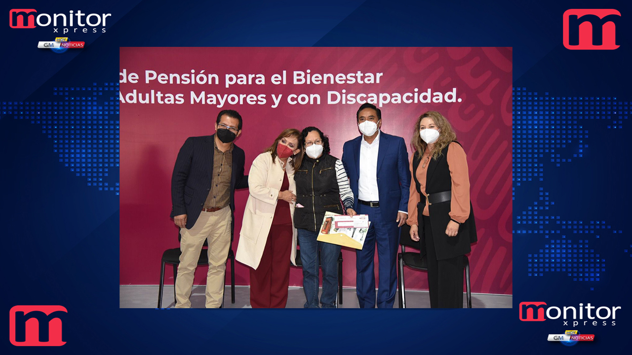 Entregan 674 tarjetas de Pensión para el Bienestar en Tlaxcala Capital