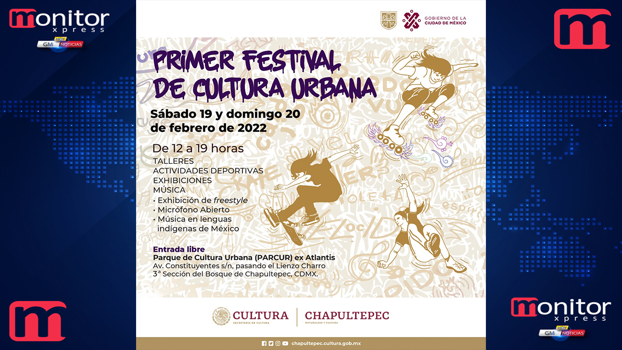 Secretaría de Cultura federal y Gobierno de la Ciudad de México invitan a conocer el Parque de Cultura Urbana “PARCUR”, en Chapultepec