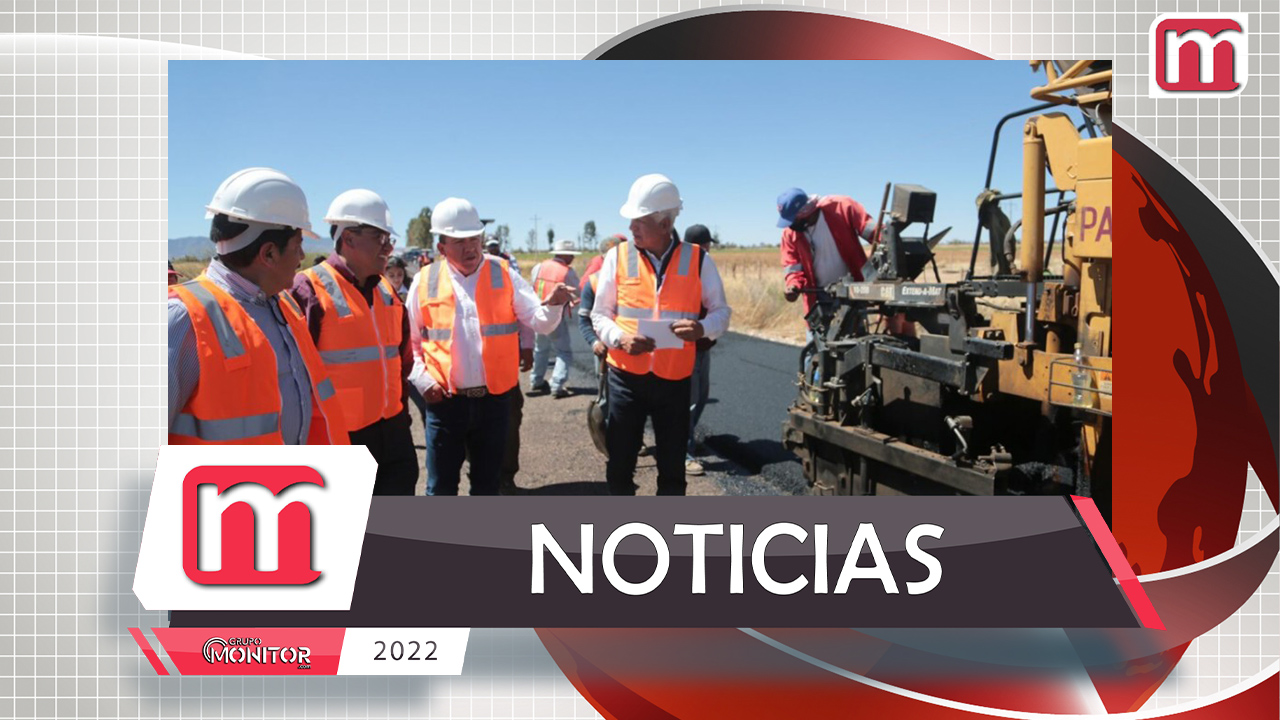 Avanza compromiso del Gobernador David Monreal Ávila de mejorar la red carretera estatal; supervisó obras en Fresnillo