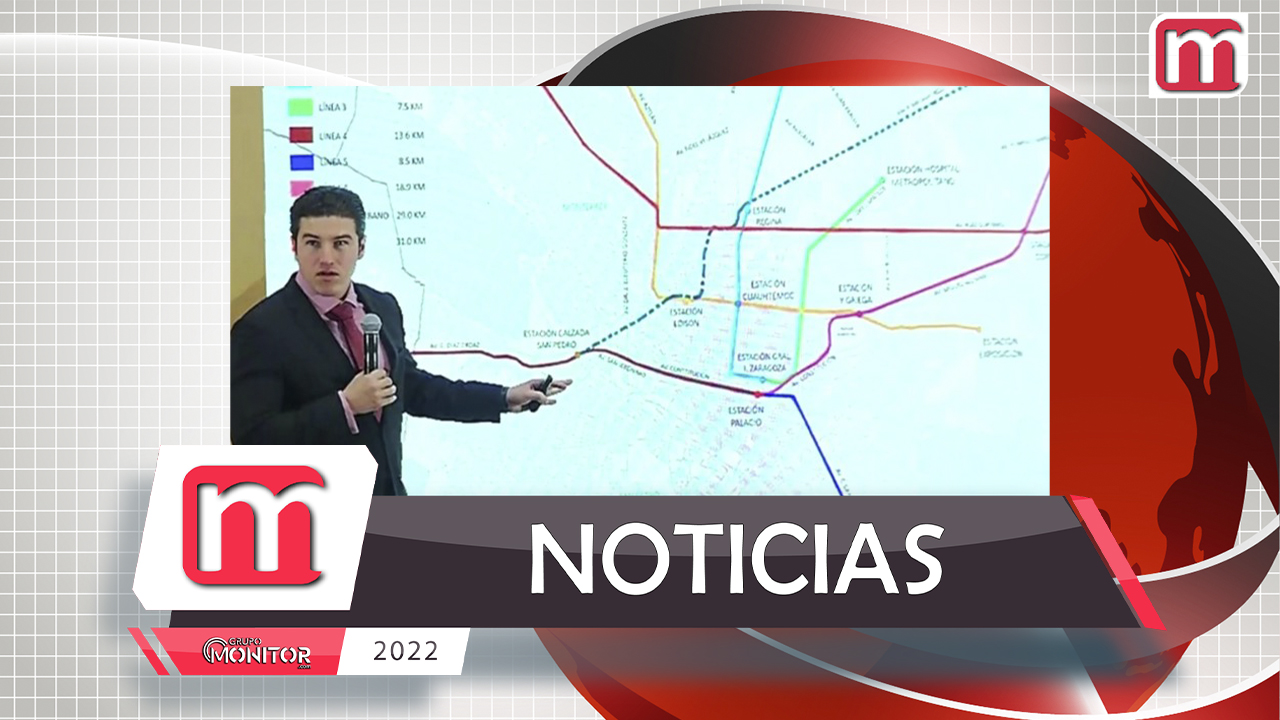 Anuncia Samuel García  tren suburbano; iría desde San Pedro hasta el aeropuerto  en Nuevo León