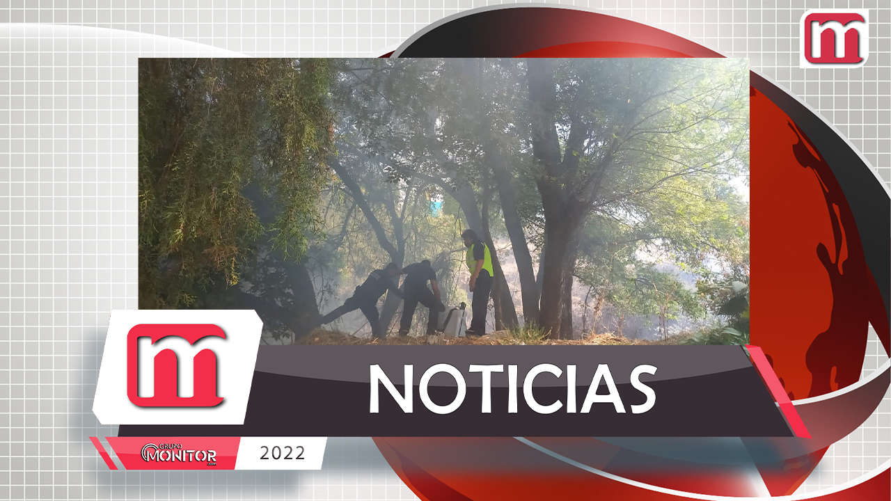Atiende Protección Civil y Policía Municipal de Tlaxcala incendio en pastizal