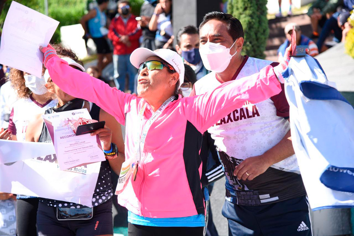 Con éxito se realizó la competencia “Towerrunning Trail Tlaxcala 2022”