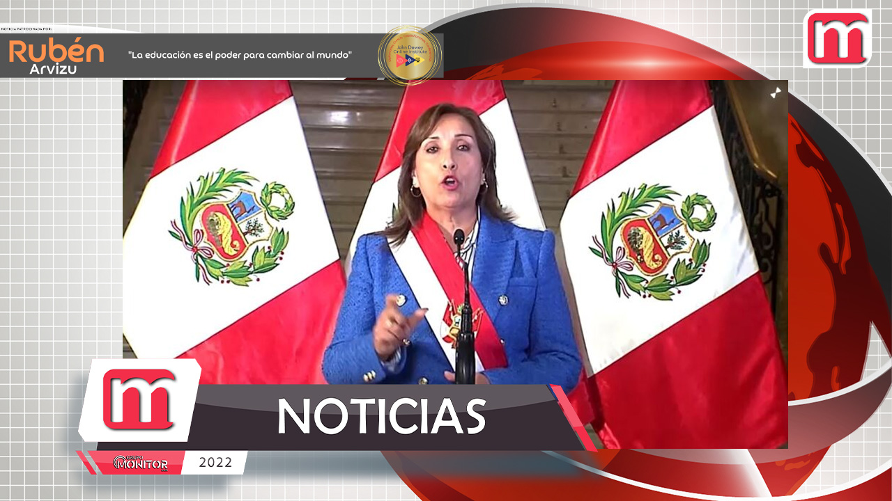 Dina Boluarte pide adelanto de elecciones para abril 2024