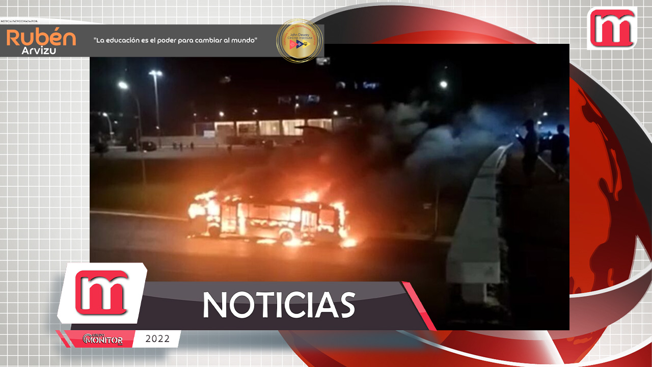Disturbios en Brasil, autobuses y automóviles incendiados