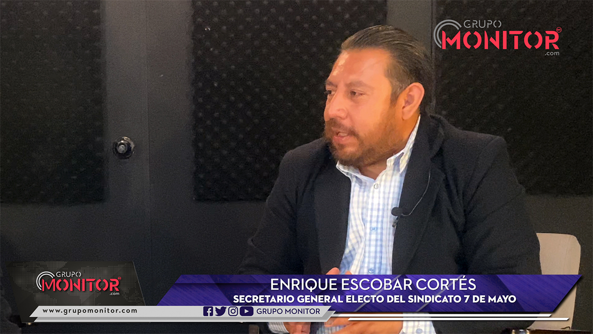 Entrevista Enrique Escobar, secretario general electo del sindicato 7 de mayo de Tlaxcala