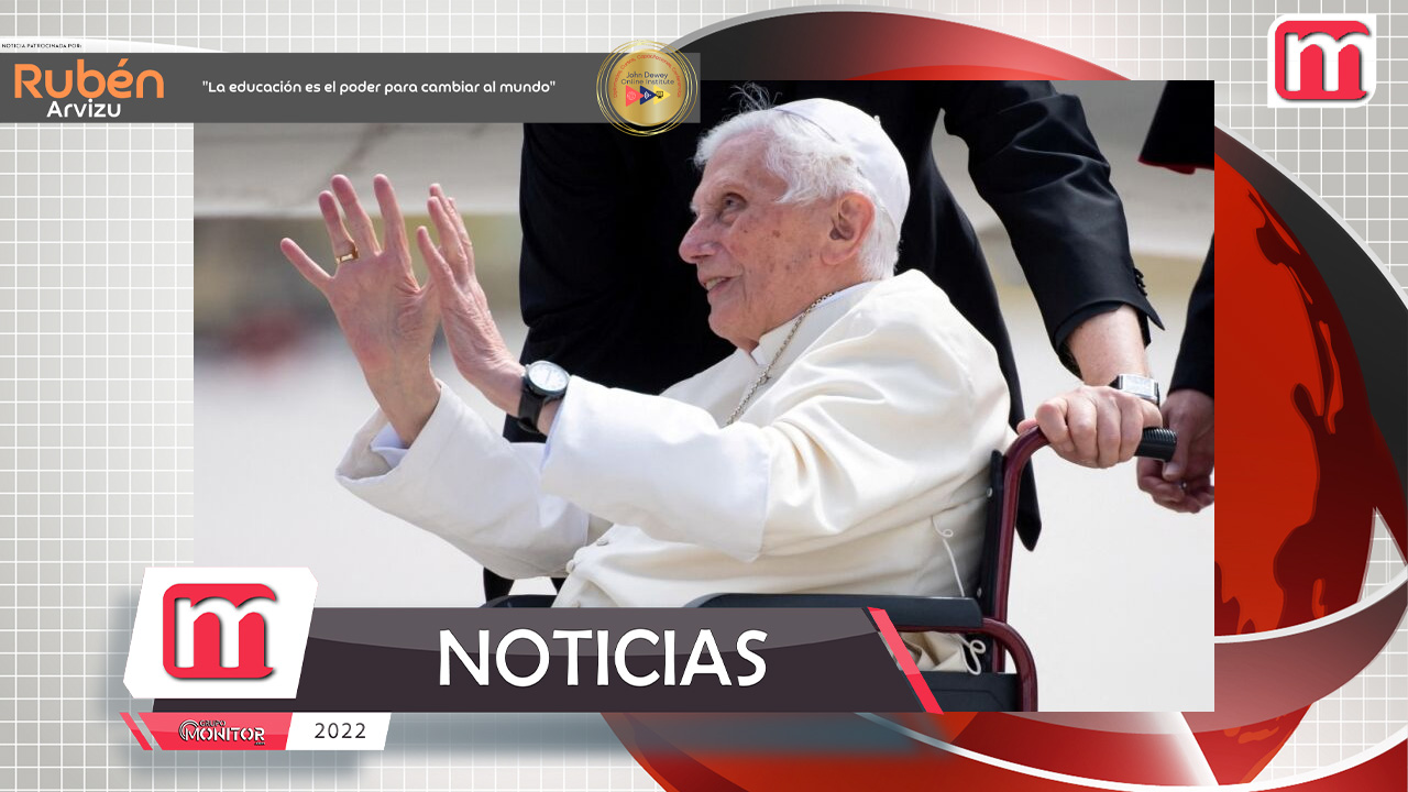 Reportan al Papa Emérito Benedicto XVI grave pero estable