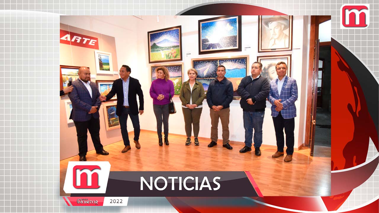 Aprecian visitantes exposición “Un jardín en el Palacio”, en la galería municipal Desiderio Hernández Xochitiotzin 