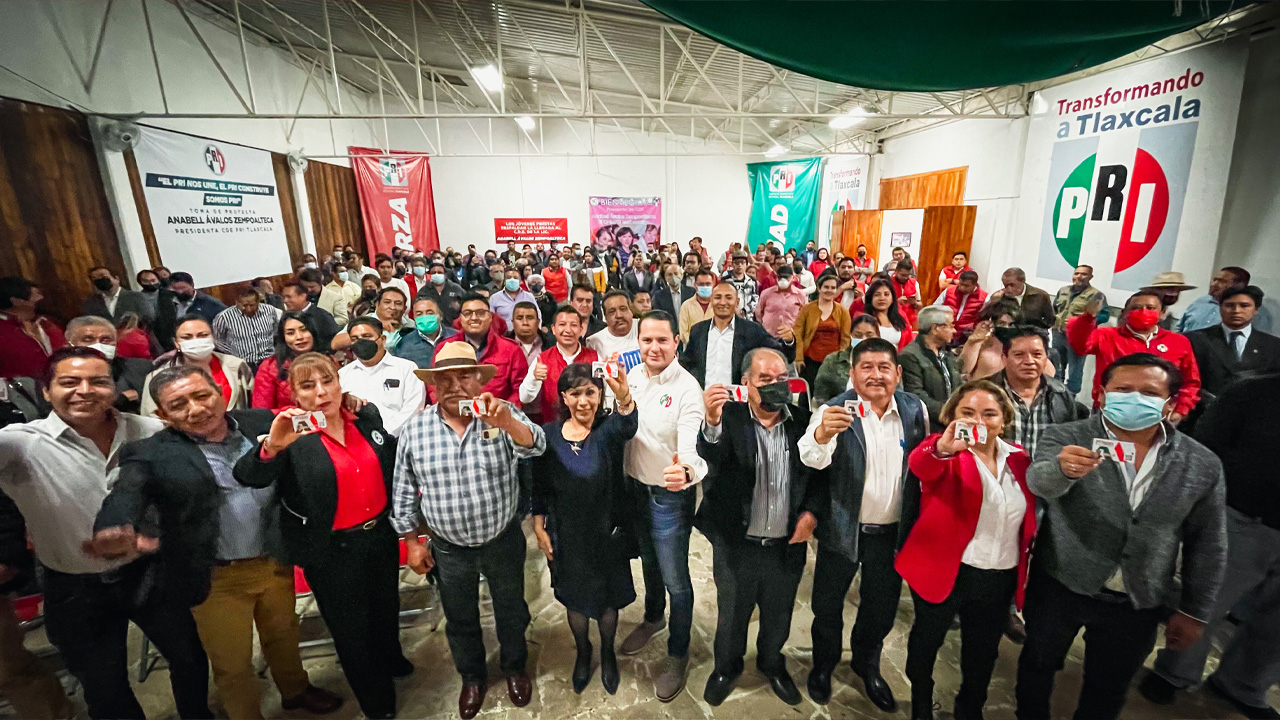 En Tlaxcala arranca PRI campaña permanente de afiliación, actualización y credencialización