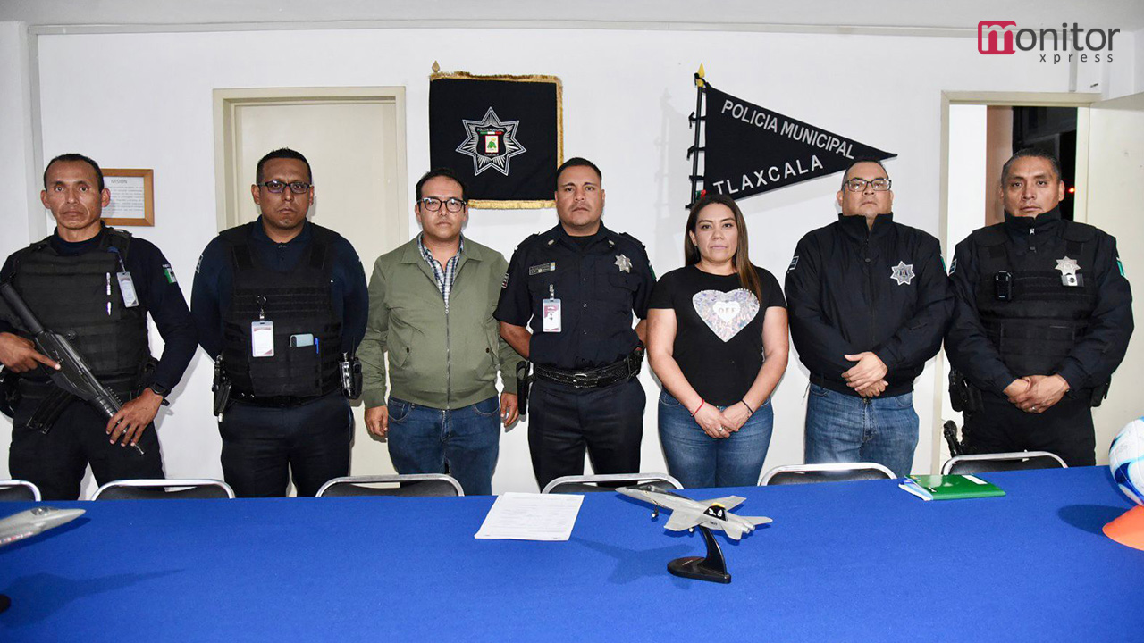 Nombran al comandante José Juan Ortíz encargado de la Policía de la Ciudad de Tlaxcala