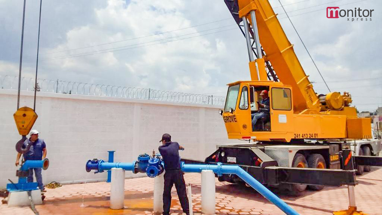 Realiza CAPAMH mantenimiento preventivo en el pozo San Antonio, Huamantla