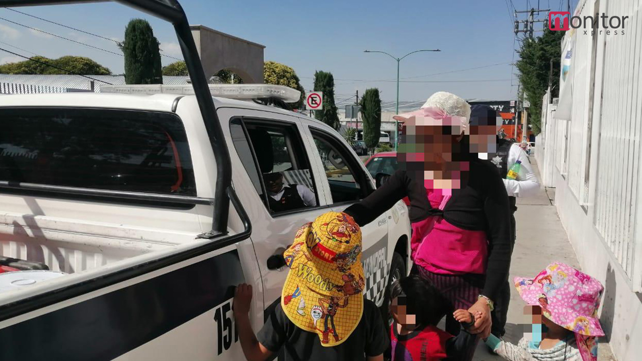 Con trabajo coordinado autoridades de Huamantla salvaguardan a una familia violentada