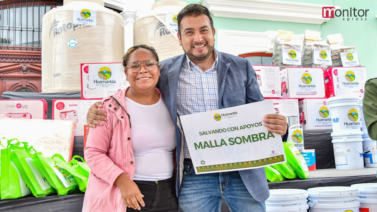 Con esta mega entrega de apoyos se fortalece el desarrollo de las familias de Huamantla: Salvador Santos