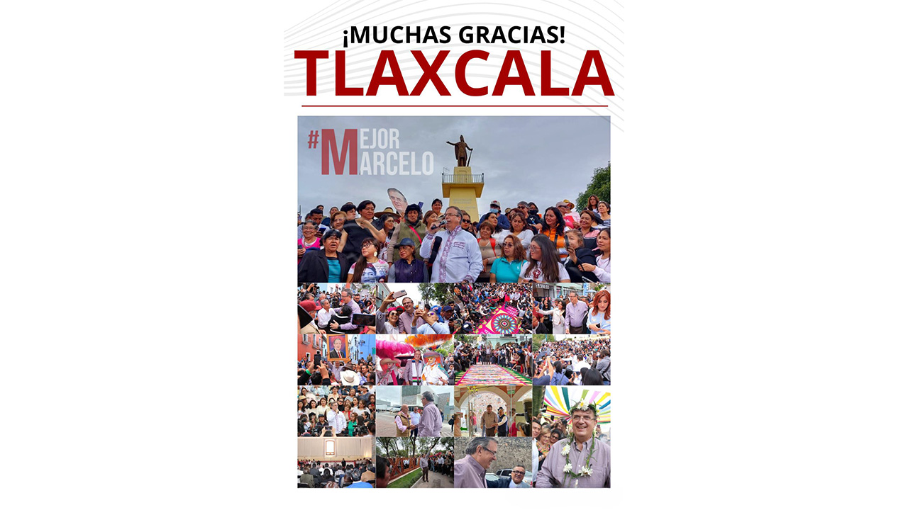 Agradece Coordinación Estatal en Tlaxcala con Marcelo Sí, respaldo a Ebrard