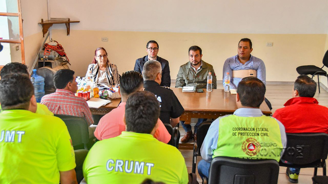 Autoridades de los 3 órdenes revisan la logística de la carrera de carcachas en Huamantla