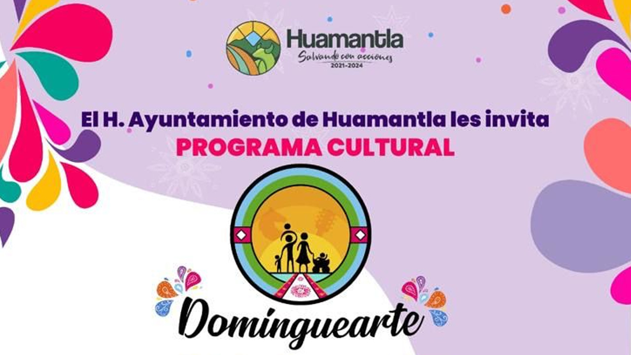 Invita ayuntamiento de Huamantla a disfrutar en familia del programa cultural “dominguearte”