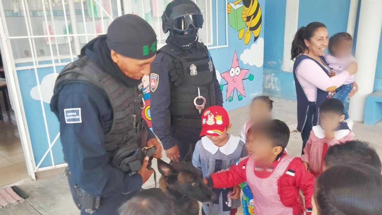 Impulsa la dirección de seguridad pública de Huamantla el programa “policía tu amigo” en escuelas del municipio