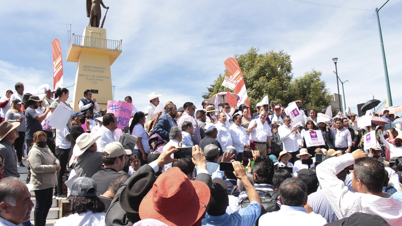 Inicia Marcelo Ebrard en Tlaxcala el movimiento "El Camino de México"