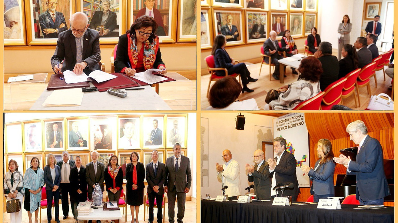 Signan acuerdo de colaboración UATx y El Colegio Nacional.