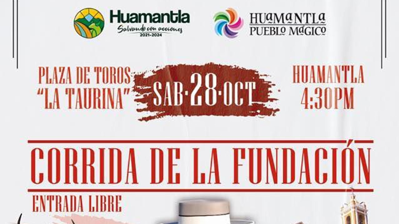 Celebra Huamantla un año más de su fundación con atractiva corrida de toros