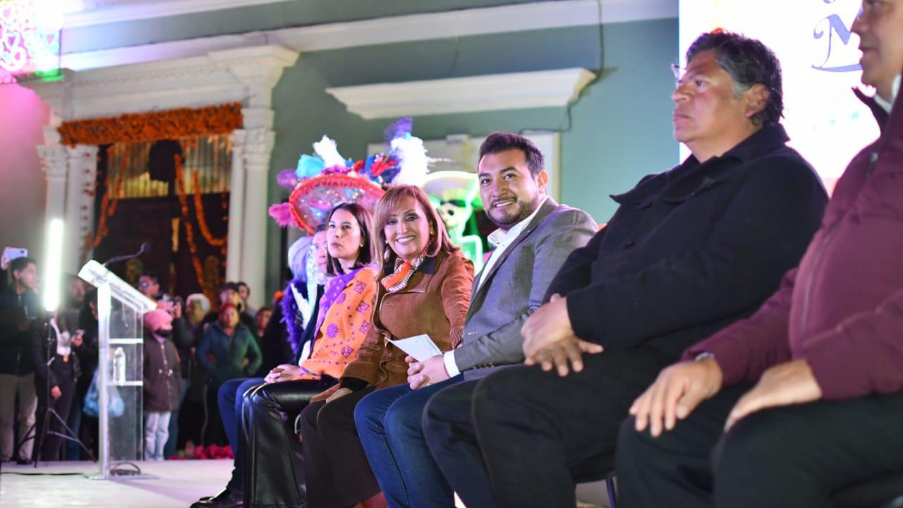 Salvador Santos Cedillo es un presidente que comparte la visión de poner a Tlaxcala en los ojos del mundo: Gobernadora Lorena Cuéllar