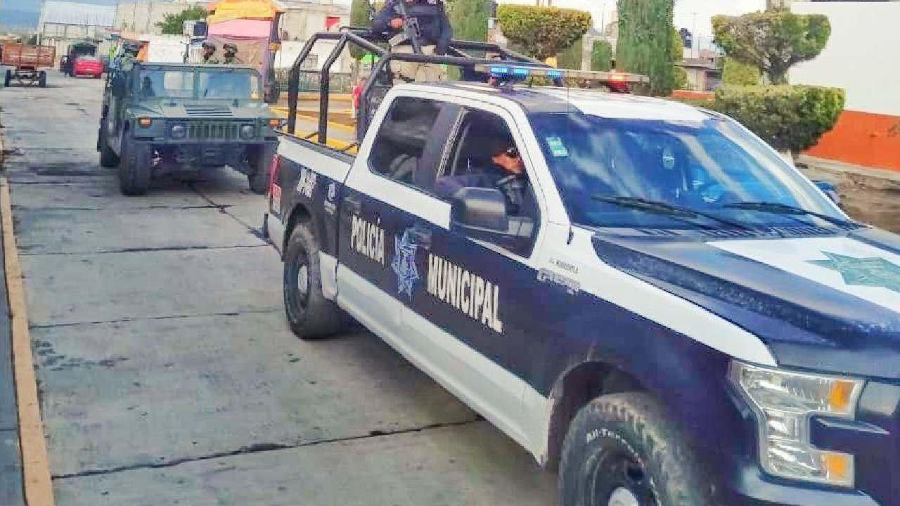 Realiza policía municipal de Huamantla y la SEDENA patrullajes en diversos puntos del municipio