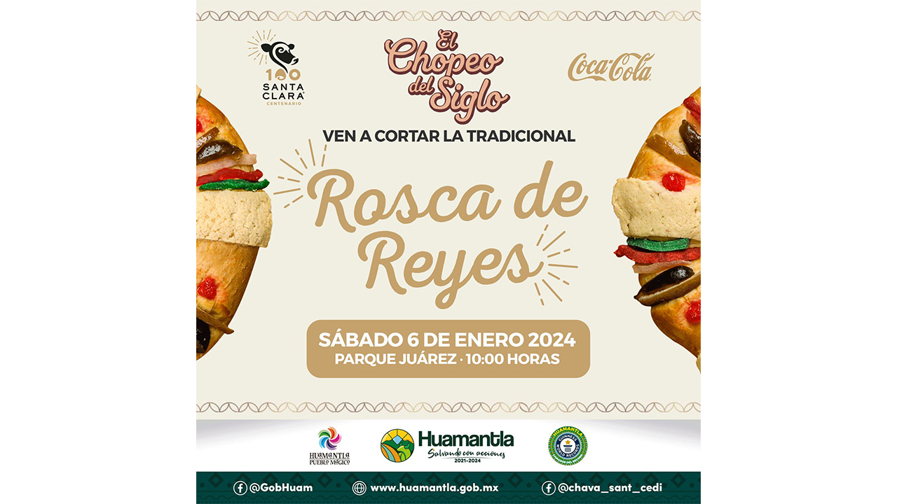 Invita SSC al gran festejo de día de reyes en el parque Juárez de Huamantla