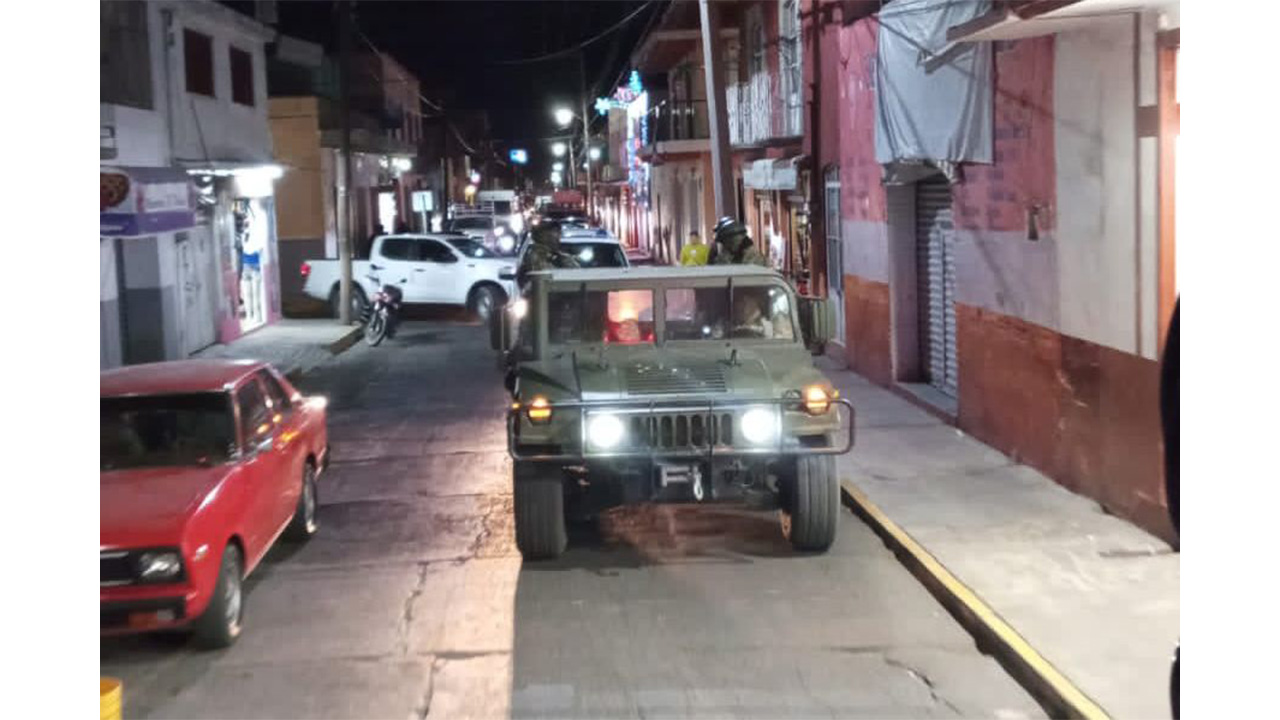 Operativo conjunto entre policía municipal de Huamantla y SEDENA arroja saldo blanco
