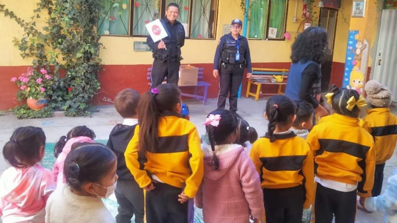Previene policía de Huamantla el bullying escolar a través de pláticas