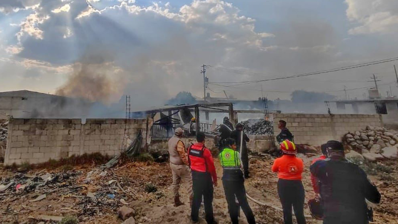 Sofocan protección civil y seguridad pública de Huamantla dos incendios