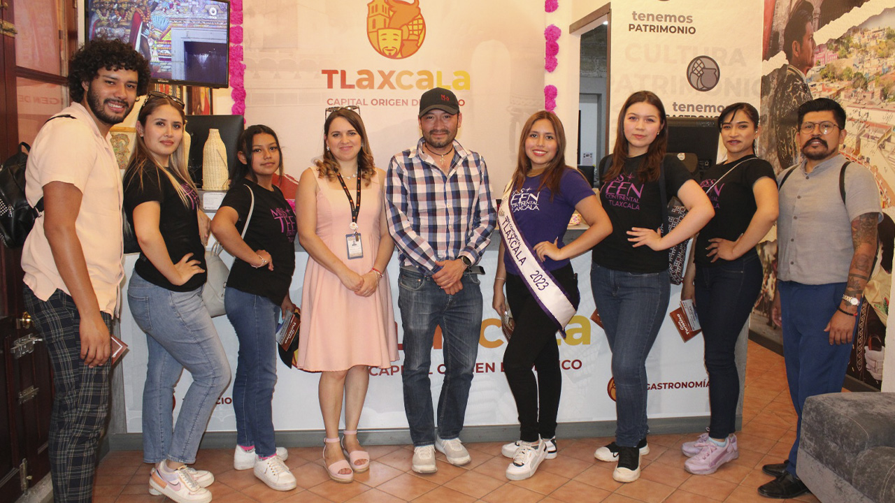 Reinas de belleza conocen atractivos de Tlaxcala Capital