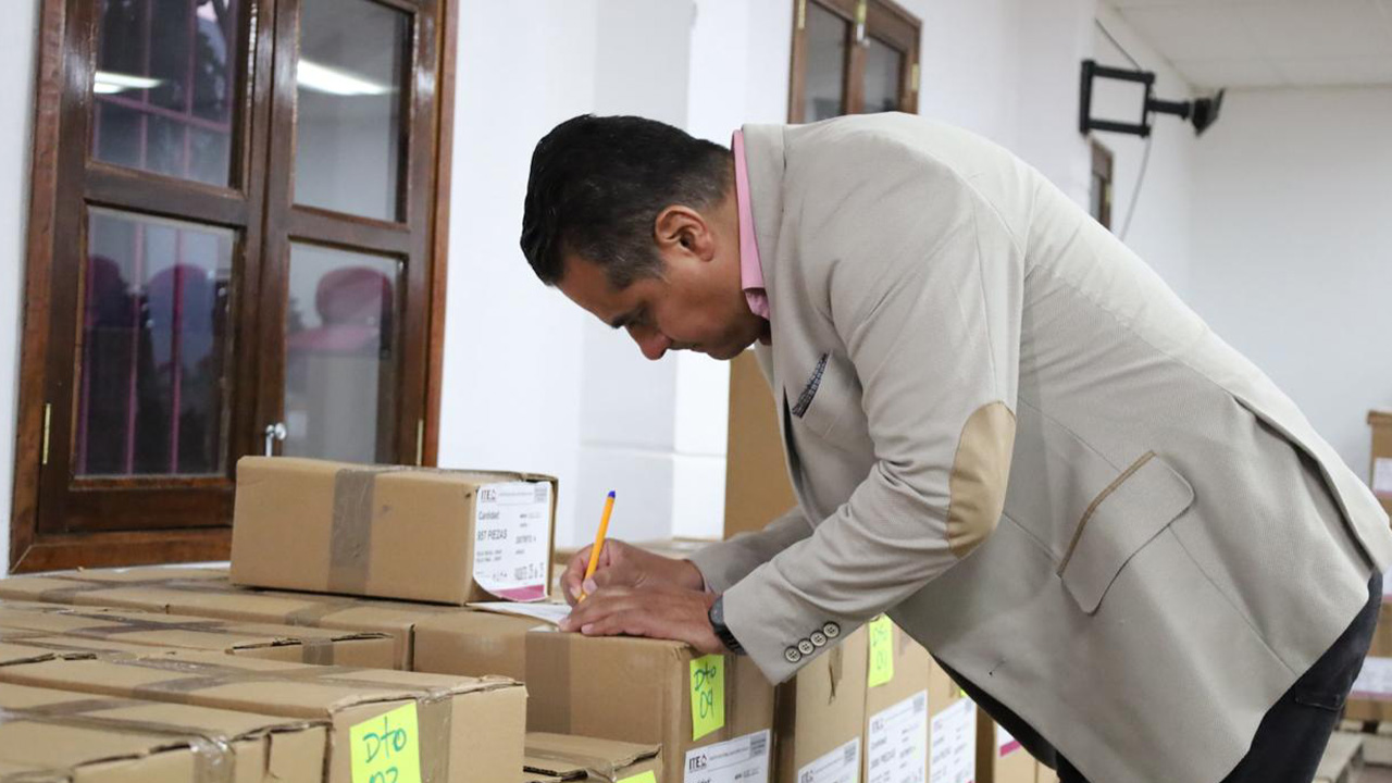 Recibe ITE más de 1 millón de boletas para elección de diputaciones locales