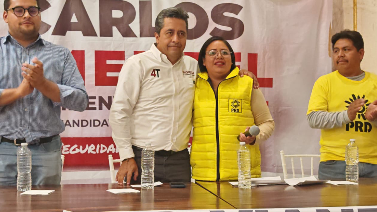 Alianza de RSP y PRD al candidato de morena en Huamantla