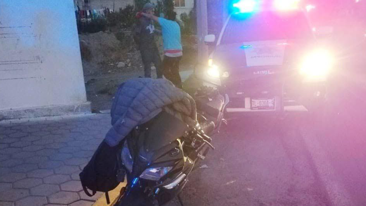 Atiende policía municipal de Huamantla, hecho de tránsito en Zaragoza